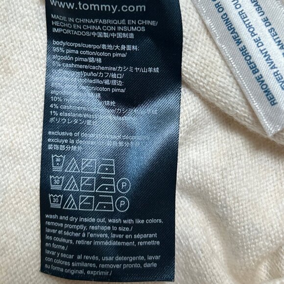 Tommy Hilfiger Geneva Pullover, Men's Academia Pima Cashmere Blend Sweater - Picture 10 of 12